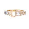 Personalised ring designed for custom initial details