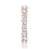 925 Sterling Silver 5.4CT. Shared Prong Round Diamond Eternity Band - Image 11