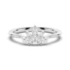 925 Sterling Silver 5 Stone Marquise Moissnite Anniversary Diamond Wedding Band