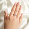 925 Sterling Silver 5 Stone Marquise Moissnite Anniversary Diamond Wedding Band - Image 13