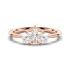 925 Sterling Silver 5 Stone Marquise Moissnite Anniversary Diamond Wedding Band - Image 3