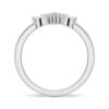 925 Sterling Silver 5 Stone Marquise Moissnite Anniversary Diamond Wedding Band - Image 4
