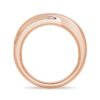 Distinctive sterling silver ring with a timeless finish