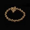 925 Sterling Silver bracelet with bold open-link design