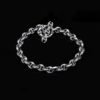 Sterling silver bracelet finished with thick gold plating