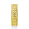 925 Sterling Silver 6MM Arrow Pattern Minimalist Men Wedding Band - Image 8