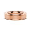 925 Sterling Silver 6MM Brushed Finish Men Wedding Band - Image 3