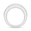 925 Sterling Silver 6MM Channel Set Diamond Men Wedding Band - Image 6