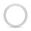 Refined sterling silver ring with smooth matte finish