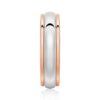 925 Sterling Silver 6MM Minimalist Two Tone Men Wedding Band - Image 11