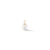 Sterling silver pearl charm with a classic 6mm pearl detail