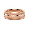 925 Sterling Silver 7MM Twisted Rope Men Wedding Band - Image 3