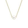 925 Sterling Silver 8MM Classic Freshwater Cultured Pearl Pendant - Image 2