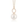 925 Sterling Silver 8MM Classic Freshwater Cultured Pearl Solitaire Pendant - Image 6
