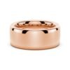 8mm sterling silver ring with bold, balanced width
