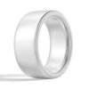 Sterling silver wedding band with thick gold plating