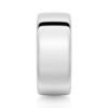 High polished 8mm men ring with flat surface