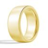 Simple men wedding band with refined polished finish