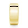 Broad 8mm wedding band in sterling silver