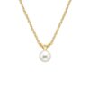 925 Sterling Silver 8MM Freshwater Cultured Pearl Pendant - Image 2