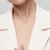 925 sterling silver pendant with smooth, polished pearl design