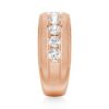 925 Sterling Silver 9MM Diamond Men Wedding Band - Image 11