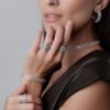 Mini ring with detailed finish and a versatile everyday style