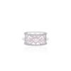 Knuckle ring in 925 sterling silver with thick gold plating