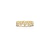 925 Sterling Silver Alma Ivory Duo Dome Diamond Ring - Image 3