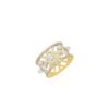 925 Sterling Silver Alma Ivory Maxi Diamond Ring