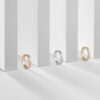 925 Sterling Silver Alma Ivory Scroll Diamond Ring - Image 5