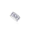 925 Sterling Silver Alma Lapis Knuckle Diamond Ring - Image 5