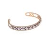 925 Sterling Silver Alma Lapis Mini Diamond Bangle - Image 3