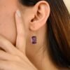 925 sterling silver dangle earrings with thick gold plating