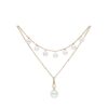 925 Sterling Silver Amulette Pearl Necklace