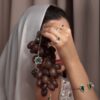 925 Sterling Silver Andalus Green Onyx Diamond Pearl Pendant - Image 2