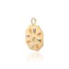 925 Sterling Silver Antique Multi Sapphire Diamond Pendant - Image 3