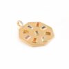 925 Sterling Silver Antique Multi Sapphire Diamond Pendant - Image 5