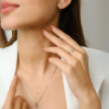 925 Sterling Silver Aquamarine Combo Set Ring - Image 2