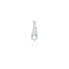 925 Sterling Silver Aquamarine Combo Set Ring - Image 4