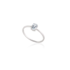 925 Sterling Silver Aquamarine Combo Set Ring - Image 5