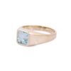 Gold-plated sterling silver ring with a simple elegant design