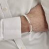 925 Sterling Silver Arc Bangle - Image 3