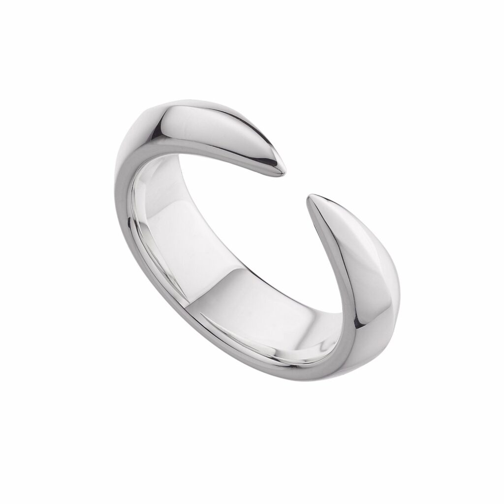 925 Sterling Silver Arc Ring
