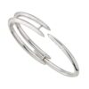 925 Sterling Silver Arc Triple Bangle - Image 7