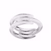 925 Sterling Silver Arc Triple Ring