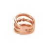 925 sterling silver ring with clean layered lines