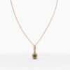 Delicate necklace with a 6.50 mm pendant and spring clasp