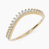 925 Sterling Silver Aura Engagement Diamond Ring - Image 7