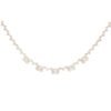 Gold-plated sterling silver necklace with a clean modern row silhouette